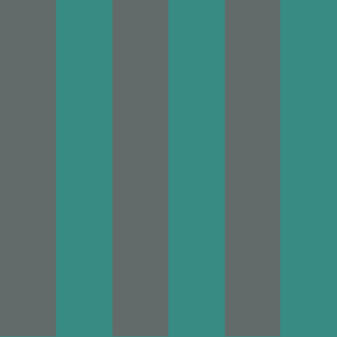 Cole & Son Wallcovering Glastonbury Str Teal+Charcoal COLE & SON MARQUEE STRIPES PAPER - 100% United Kingdom Horizontal: 21 and Vertical: 0 21 - My Fabric Connection -