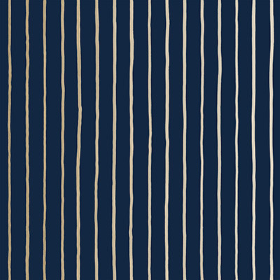Cole & Son Wallcovering College Stripe Ink