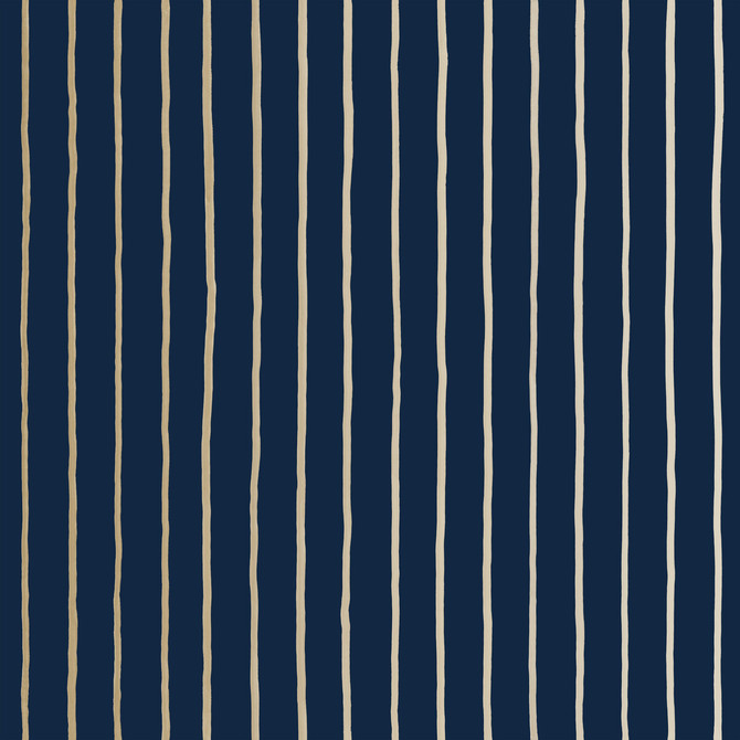 Cole & Son Wallcovering College Stripe Ink Wallcovering PAPER - 100% United Kingdom </p><p>Repeat: H: 20.5, V: 0 20.5 - My Fabric Connection -