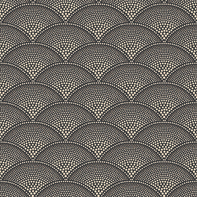 Cole & Son Wallcovering Feather Fan Charcoal/Bronze