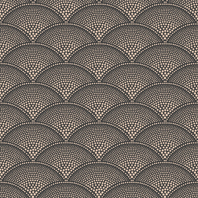 Cole & Son Wallcovering Feather Fan Charcoal/Bronze COLE & SON ICONS PAPER - 100% United Kingdom - Horizontal: - and Vertical: 4.2 21 - My Fabric Connection -