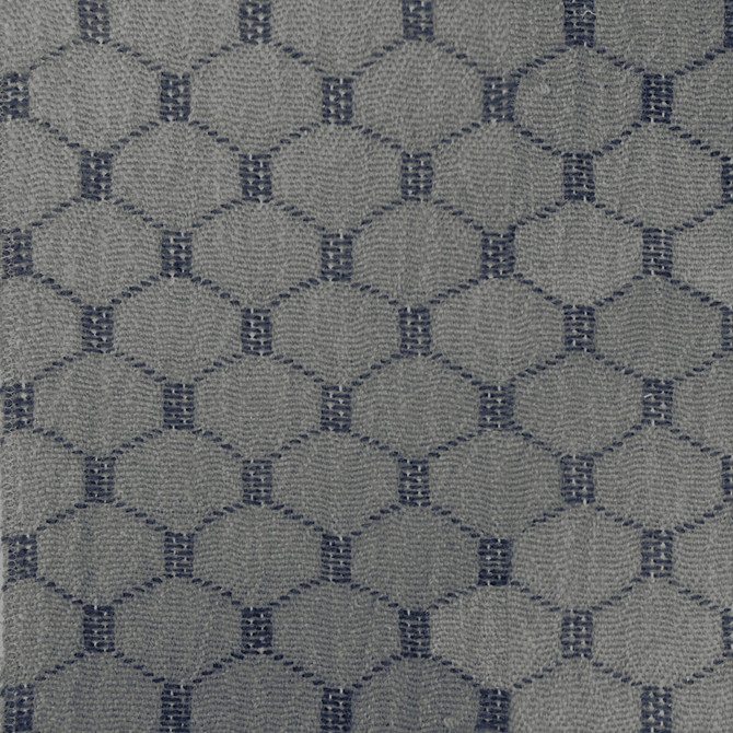 Gaston Y Daniela Fabric Gredos Gris/Navy Fabric WOOL - 57%;COTTON - 43% France MEDIUM </p><p>Repeat: H: 1.38, V: 1.42 50 - My Fabric Connection -