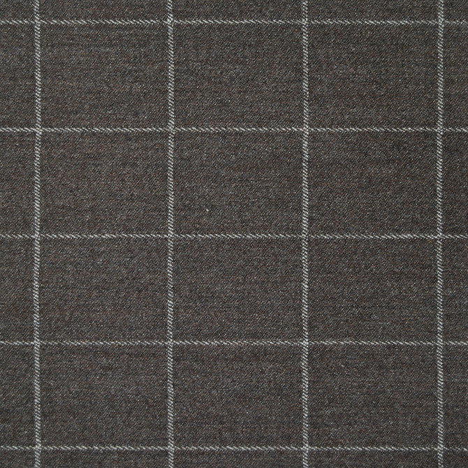 Gaston Y Daniela Fabric Rascafria Chocolate LORENZO CASTILLO IV WOOL - 92%;NYLON - 8% Italy HEAVY Horizontal: 1.77 and Vertical: 2.17 55 - My Fabric Connection -