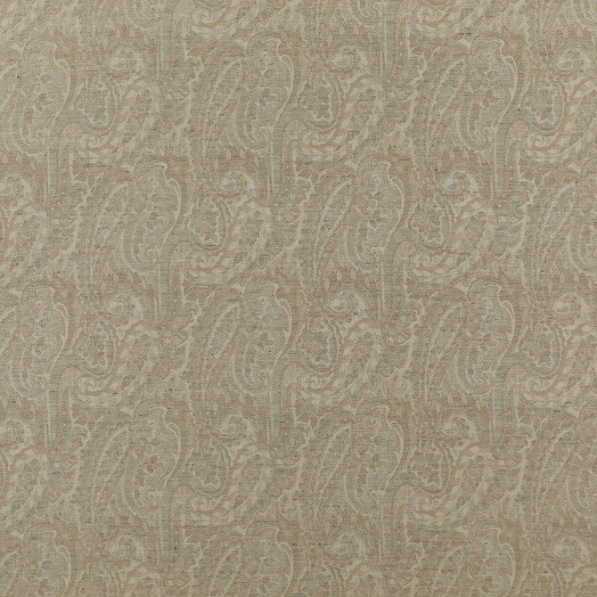Mulberry Fabric Fairfield Paisley Sand MODERN COUNTRY LINEN - 70%;WOOL - 30% United Kingdom MEDIUM Horizontal: 15.563 and Vertical: 16.942 62.252 - My Fabric Connection -