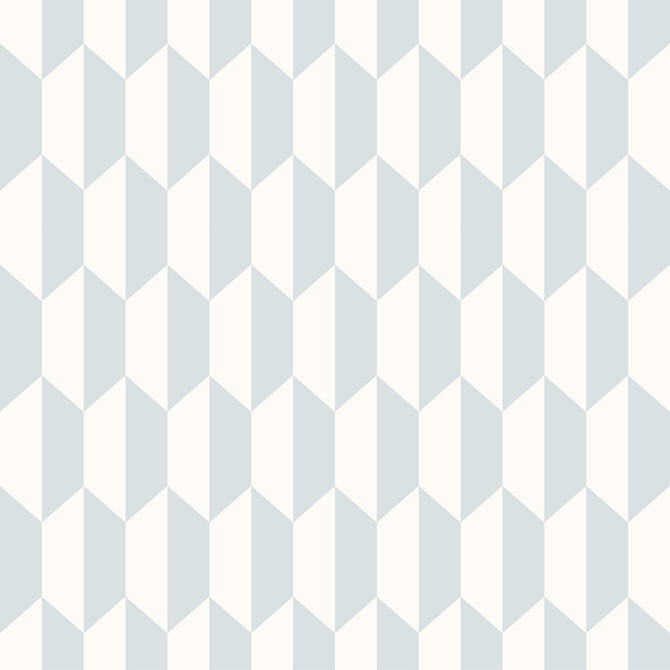 Cole & Son Wallcovering Petite Tile Powder Blue COLE & SON ICONS PAPER - 100% United Kingdom Horizontal: and Vertical: 6.9 21 - My Fabric Connection -