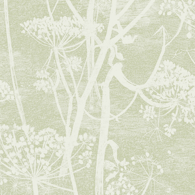 Cole & Son Wallcovering Cow Parsley Olive Wallcovering PAPER - 100% United Kingdom </p><p>Repeat: H: , V: 30 21 - My Fabric Connection -