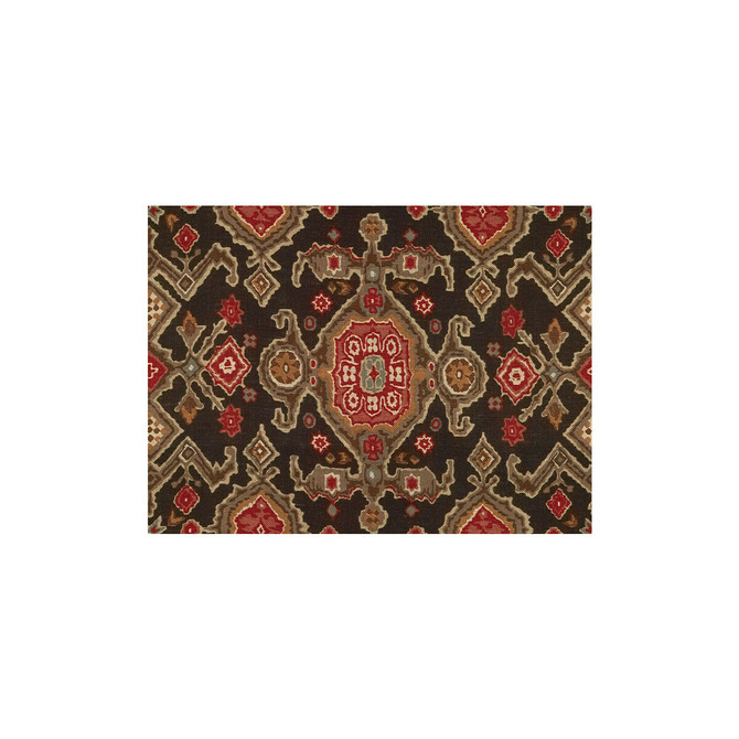 Lee Jofa Fabric Perseus Print Black Fabric LINEN - 100% Thailand </p><p>Repeat: H: 26.25, V: 19.5 52.5 - My Fabric Connection -