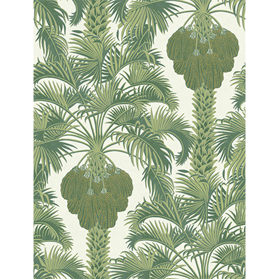 Cole & Son Wallcovering Hollywood Palm Leaf Green