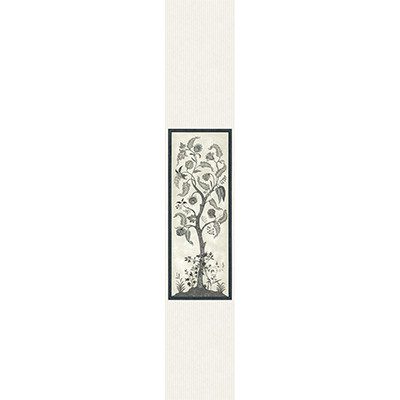 Cole & Son Wallcovering Trees Of Eden/Paradise Charcoal & Parchment