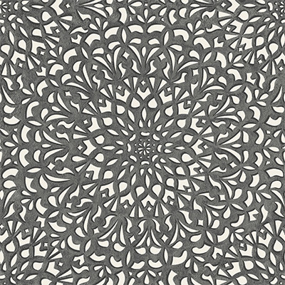Cole & Son Wallcovering Medina Soot & Snow