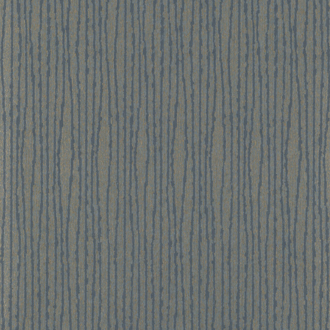 Threads Wallcovering Ventris Indigo Wallcovering PAPER - 100% United Kingdom </p><p>Repeat: H: 20.488, V: 25.216 20.488 - My Fabric Connection -