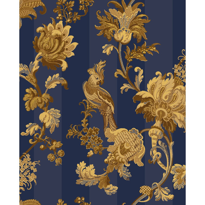 Cole & Son Wallcovering Zerzura Royal Blue & Gold COLE & SON MARTYN LAWRENCE BULLARD PAPER - 100% United Kingdom Horizontal: and Vertical: 25.2 20.5 - My Fabric Connection -