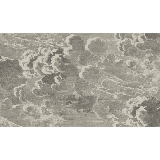 Cole & Son Wallcovering Nuvolette Gilver & Charcoal COLE & SON FORNASETTI PAPER - 100% United Kingdom Horizontal: 54 and Vertical: 31.5 54 - My Fabric Connection -