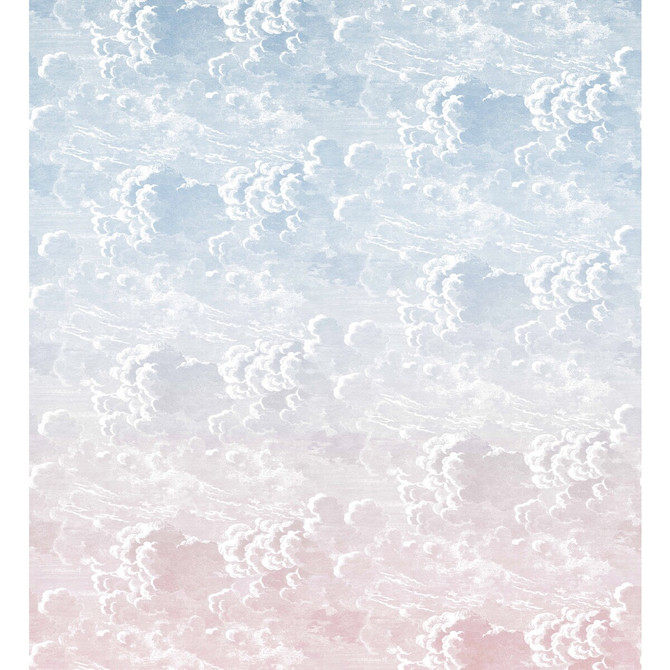 Cole & Son Wallcovering Nuvole Al Tramonto Dusk/Pink COLE & SON FORNASETTI PAPER - 100% United Kingdom - Horizontal: 108 and Vertical: 118 108 - My Fabric Connection -