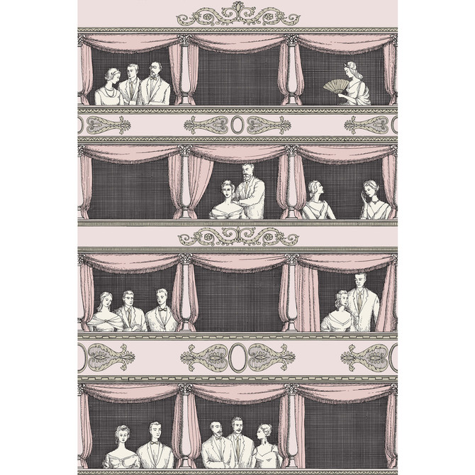 Cole & Son Wallcovering Teatro Ballet Slipper COLE & SON FORNASETTI PAPER - 100% United Kingdom Horizontal: and Vertical: 40 27 - My Fabric Connection -