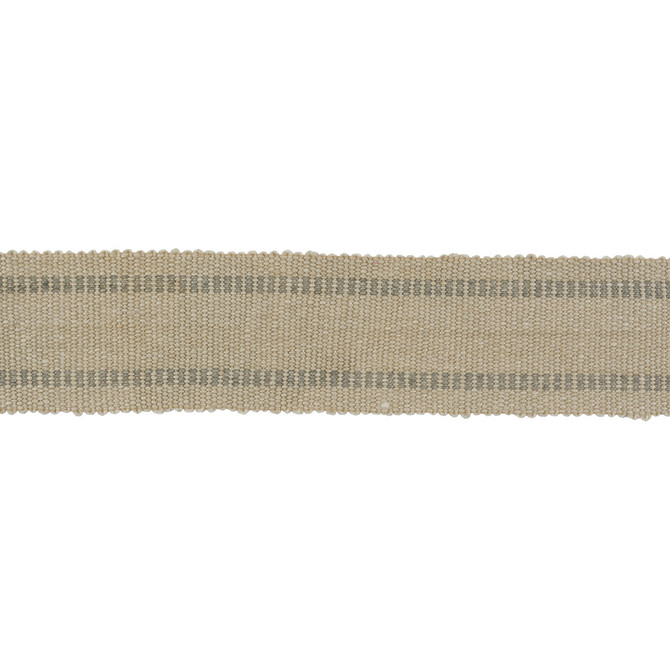 Lee Jofa Trim Rennes Tape Grey SUZANNE KASLER COLLECTION II LINEN - 65%;JUTE - 35% India Horizontal: and Vertical: 2 - My Fabric Connection -