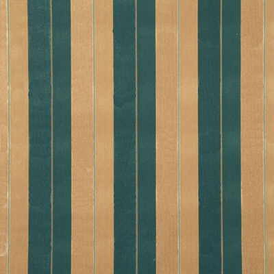 G P & J Baker Fabric Marco Stripe Petrol/Cam
