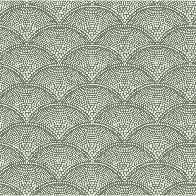 Cole & Son Fabric Feather Fan Crm On Olv COLE & SON CONTEMPORARY FABRICS VISCOSE - 77%;POLYESTER - 23% Italy HEAVY Horizontal: 7 and Vertical: 4 55.7 - My Fabric Connection -