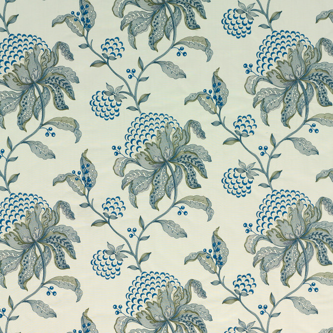 G P & J Baker Fabric Silwood Indigo