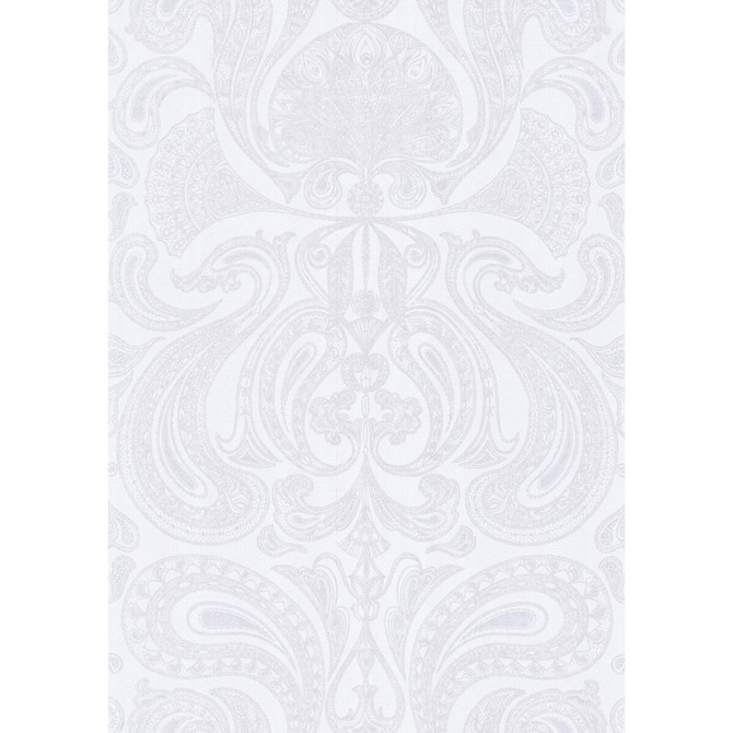 Cole & Son Wallcovering Malabar Grey/Si COLE & SON NEW CONTEMPORARY PAPER - 100% United Kingdom Horizontal: 21 and Vertical: 30 20.5 - My Fabric Connection -