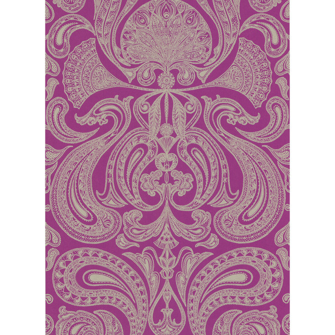 Cole & Son Wallcovering Malabar Mauve/G COLE & SON NEW CONTEMPORARY PAPER - 100% United Kingdom Horizontal: 0 and Vertical: 28.5 20.5 - My Fabric Connection -