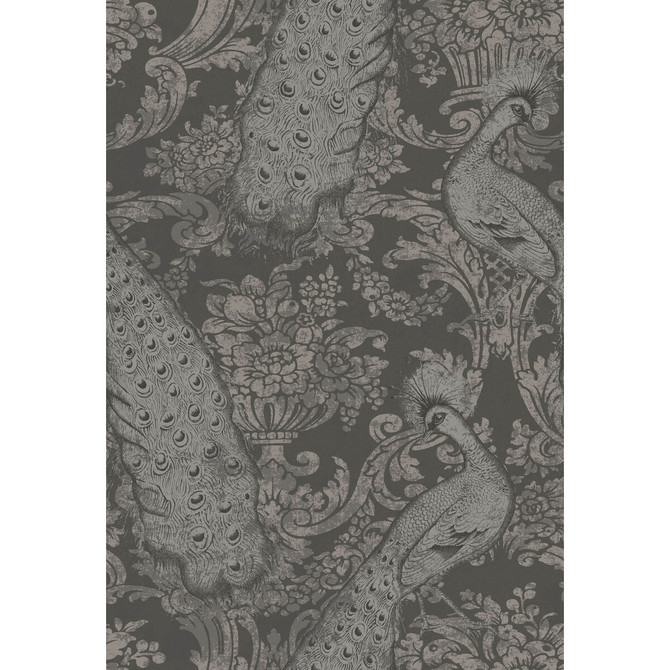 Cole & Son Wallcovering Byron Charcoal An Silver Wallcovering PAPER - 100% United Kingdom </p><p>Repeat: H: , V: 29.94 20 - My Fabric Connection -