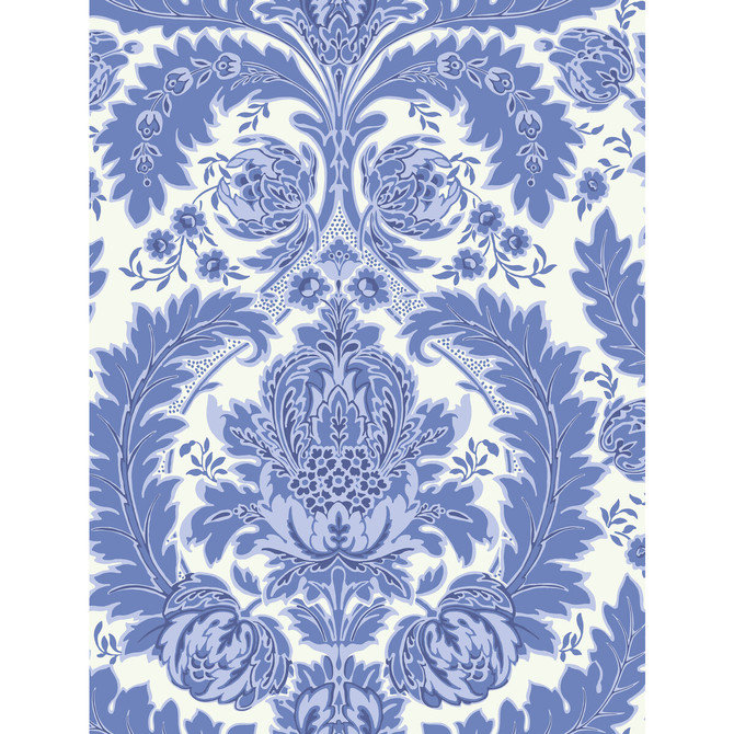 Cole & Son Wallcovering Coleridge Blue And White Wallcovering PAPER - 100% United Kingdom </p><p>Repeat: H: , V: 27.58 21 - My Fabric Connection -