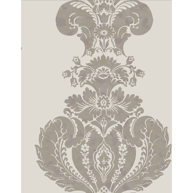 Cole & Son Wallcovering Baudelaire Grey And Silver COLE & SON ALBEMARLE PAPER - 100% United Kingdom - Horizontal: - and Vertical: 25.22 20 - My Fabric Connection -