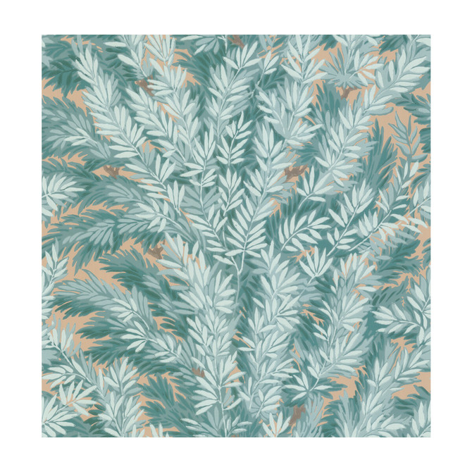 Cole & Son Wallcovering Florencecourt Teal COLE & SON ARCHIVE ANTHOLOGY PAPER - 100% United Kingdom Horizontal: and Vertical: 21 20.5 - My Fabric Connection -
