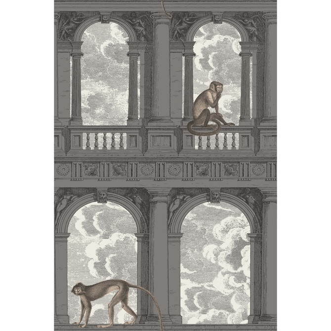 Cole & Son Wallcovering Procuratie Con Vista Soot & Snow Wallcovering PAPER - 100% United Kingdom </p><p>Repeat: H: 27, V: 40 27 - My Fabric Connection -