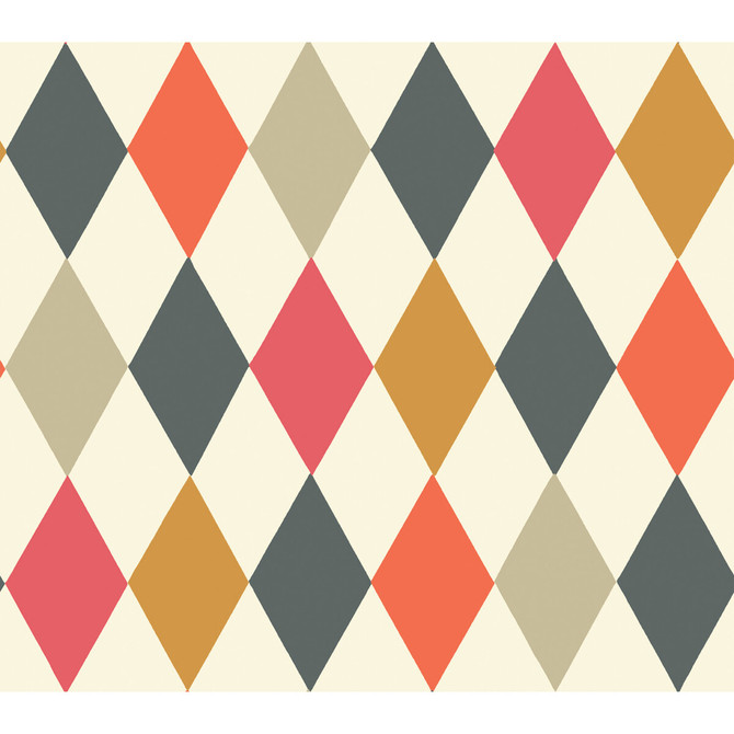 Cole & Son Wallcovering Punchinello Multi-Colour COLE & SON WHIMSICAL PAPER - 100% United Kingdom - Horizontal: - and Vertical: 18.1 20.5 - My Fabric Connection -