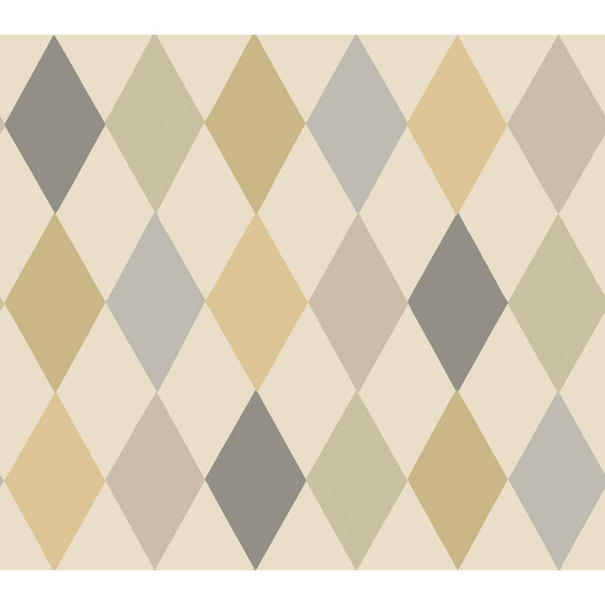 Cole & Son Wallcovering Punchinello Metal On Lin COLE & SON WHIMSICAL PAPER - 100% United Kingdom Horizontal: and Vertical: 18.1 20.5 - My Fabric Connection -