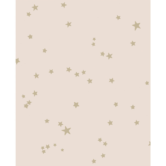 Cole & Son Wallcovering Stars Pink & Gold COLE & SON WHIMSICAL PAPER - 100% United Kingdom Horizontal: and Vertical: 25.2 20.5 - My Fabric Connection -