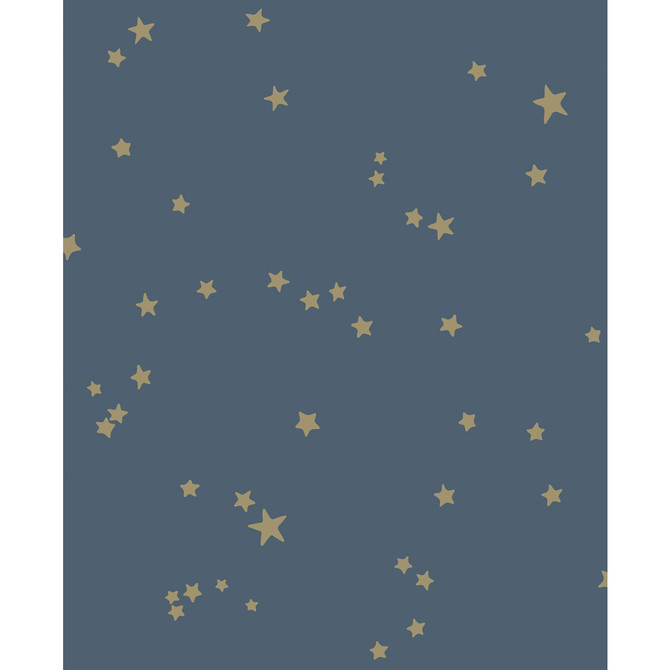 Cole & Son Wallcovering Stars Midnight Blu COLE & SON WHIMSICAL PAPER - 100% United Kingdom Horizontal: and Vertical: 25.2 20.5 - My Fabric Connection -