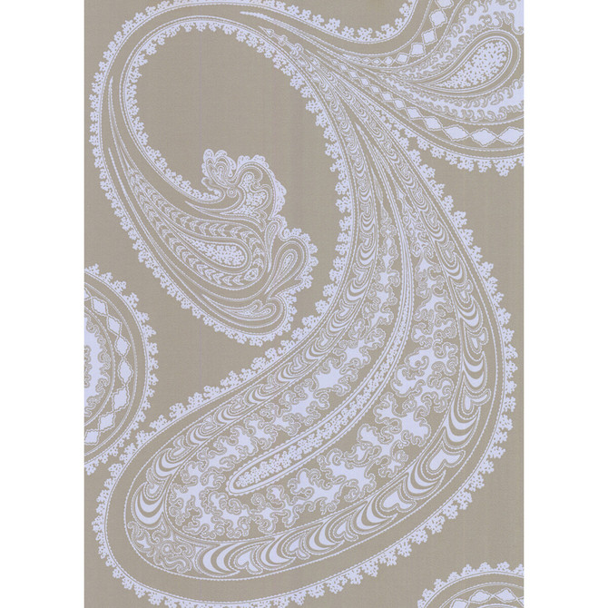 Cole & Son Wallcovering Rajapur Pale Bl/Tpe COLE & SON NEW CONTEMPORARY PAPER - 100% United Kingdom - Horizontal: 0 and Vertical: 28.5 20.5 - My Fabric Connection -
