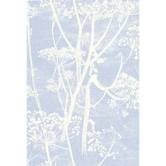 Cole & Son Wallcovering Cow Parsley White/Blu COLE & SON NEW CONTEMPORARY PAPER - 100% United Kingdom - Horizontal: 0 and Vertical: 30 21 - My Fabric Connection -