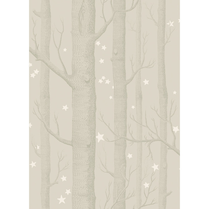 Cole & Son Wallcovering Woods & Stars Grey COLE & SON WHIMSICAL PAPER - 100% United Kingdom Horizontal: and Vertical: 28.3 20.5 - My Fabric Connection -
