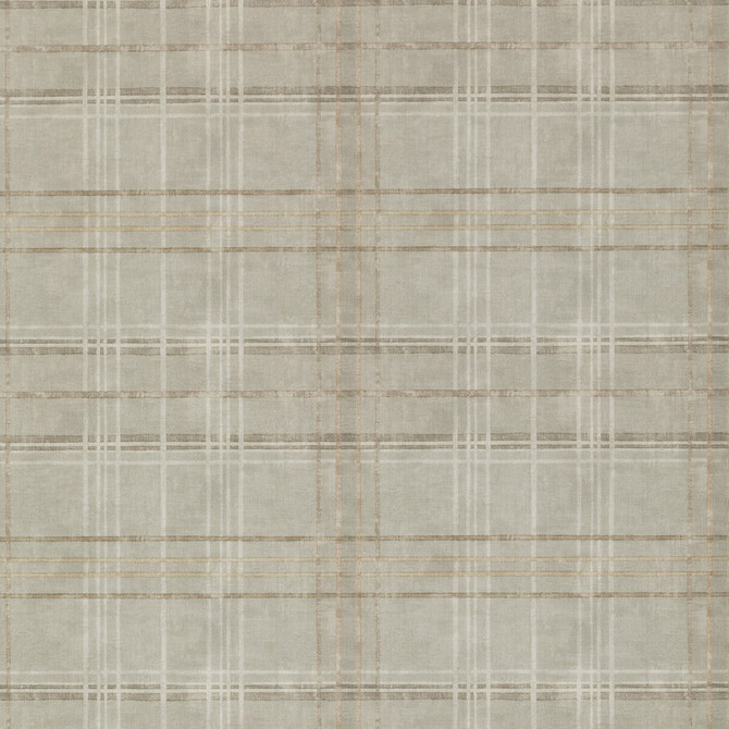 Mulberry Wallcovering Shetland Plaid Woodsmoke Wallcovering NON WOVEN - 100% United Kingdom </p><p>Repeat: H: 26.989, V: 12.608 26.989 - My Fabric Connection -
