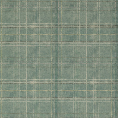 Mulberry Wallcovering Shetland Plaid Teal