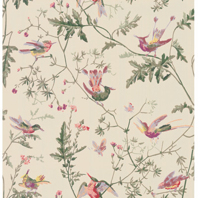 Cole & Son Wallcovering Hummingbirds Original Multi-Colour