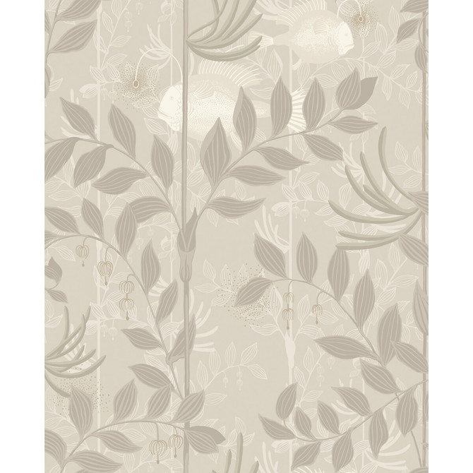 Cole & Son Wallcovering Nautilus Neutral& Sil COLE & SON WHIMSICAL PAPER - 100% United Kingdom Horizontal: and Vertical: 25.2 20.5 - My Fabric Connection -
