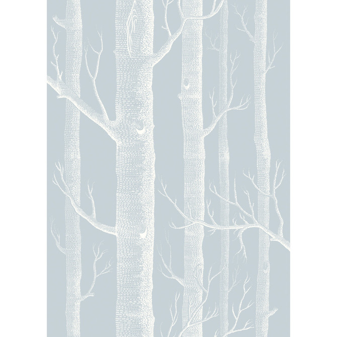 Cole & Son Wallcovering Woods Powder Blue COLE & SON WHIMSICAL PAPER - 100% United Kingdom - Horizontal: - and Vertical: 28.3 20.5 - My Fabric Connection -