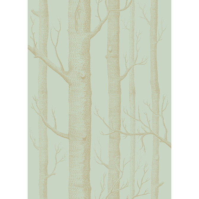 Cole & Son Wallcovering Woods Green/Gold Wallcovering PAPER - 100% United Kingdom </p><p>Repeat: H: , V: 28.3 20.5 - My Fabric Connection -