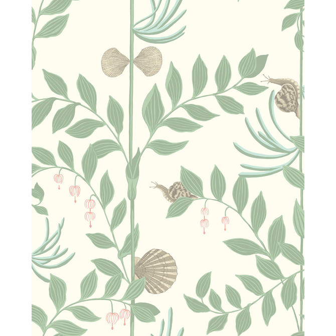 Cole & Son Wallcovering Secret Garden Soft Green Wallcovering PAPER - 100% United Kingdom </p><p>Repeat: H: , V: 25.2 20.5 - My Fabric Connection -