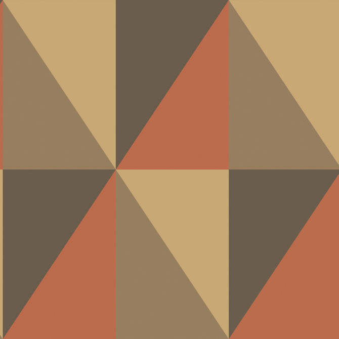 Cole & Son Wallcovering Apex Grand Brick And Black COLE & SON GEOMETRIC II PAPER - 100% United Kingdom Horizontal: and Vertical: 27 27 - My Fabric Connection -