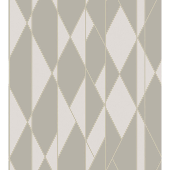 Cole & Son Wallcovering Oblique Grey And White COLE & SON GEOMETRIC II PAPER - 100% United Kingdom - Horizontal: - and Vertical: 30 27 - My Fabric Connection -