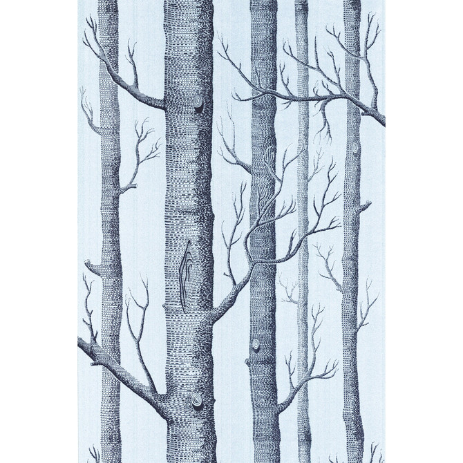 Cole & Son Wallcovering Woods Choc/Silver COLE & SON NEW CONTEMPORARY II PAPER - 100% United Kingdom Horizontal: and Vertical: 28.3 20.5 - My Fabric Connection -