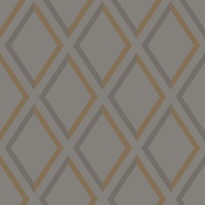 Cole & Son Wallcovering Pompeian Slate/Bronze CONTEMPORARY RESTYLED PAPER - 100% United Kingdom Horizontal: 21 and Vertical: 10.5 21 - My Fabric Connection -