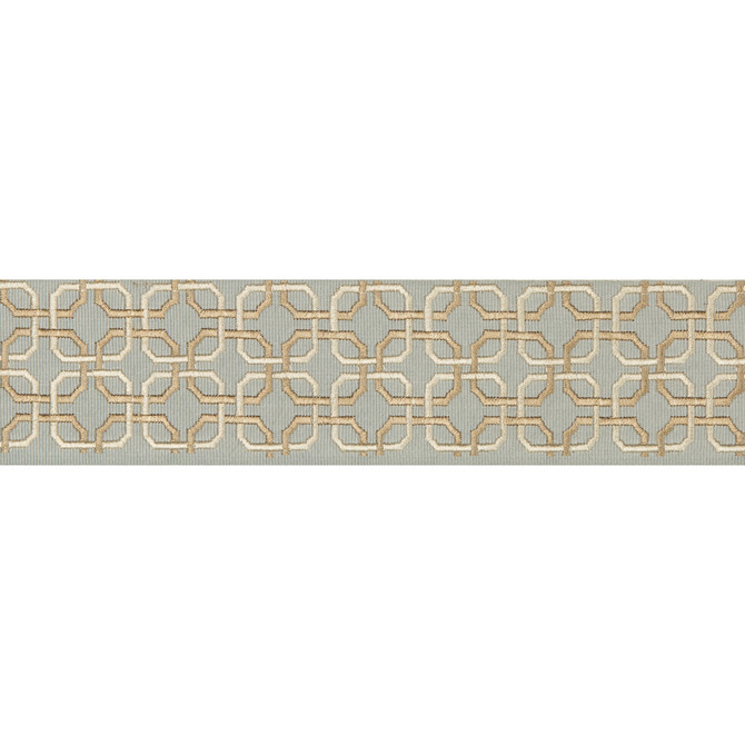 Lee Jofa Trim Marsett Tape Stone WESTPORT TRIMMINGS POLYESTER - 68%;RAYON - 32% India Horizontal: 1.96 and Vertical: 1.18 1.96 - My Fabric Connection -