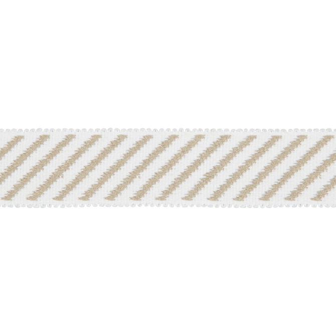 Groundworks Trim Cabana Salt/Beach KELLY WEARSTLER TRIMMINGS III LINEN - 100% China - Horizontal: 0.43 and Vertical: 0 1.13 - My Fabric Connection -